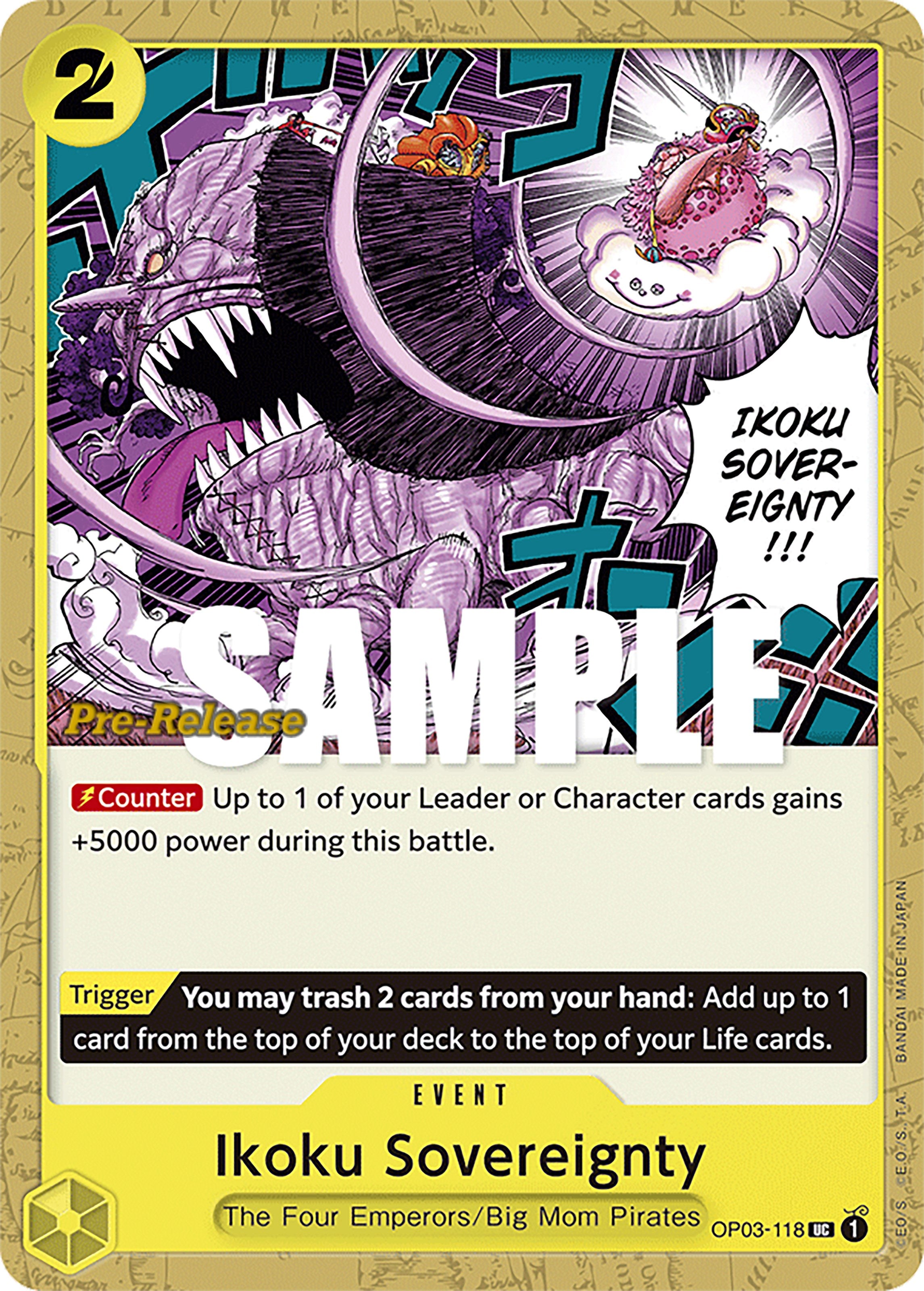 Ikoku Sovereignty [Pillars of Strength Pre-Release Cards] | Card Merchant Takapuna
