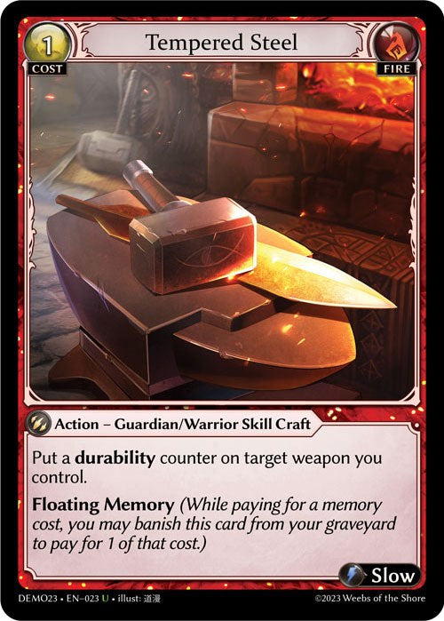 Tempered Steel (023) [2023 Demo Deck] | Card Merchant Takapuna