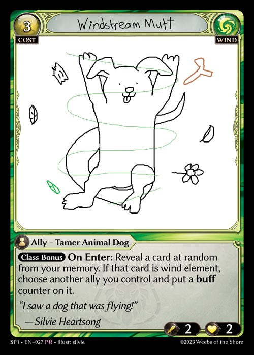 Windstream Mutt (027) [Supporter Pack 1] | Card Merchant Takapuna