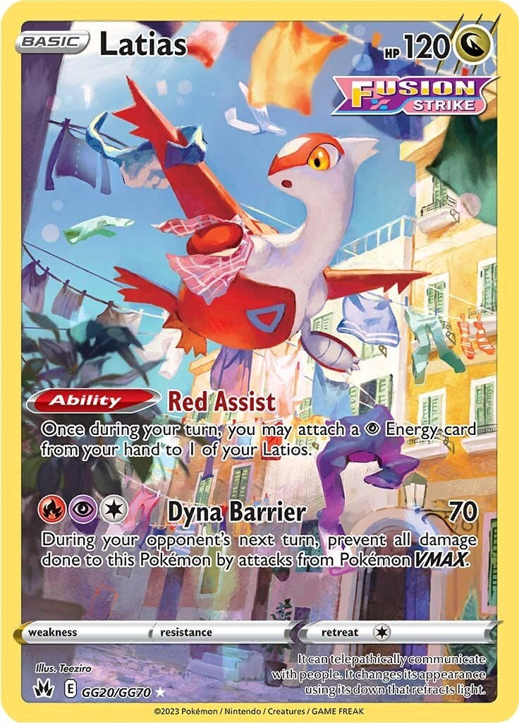 Latias (GG20/GG70) [Sword & Shield: Crown Zenith] | Card Merchant Takapuna