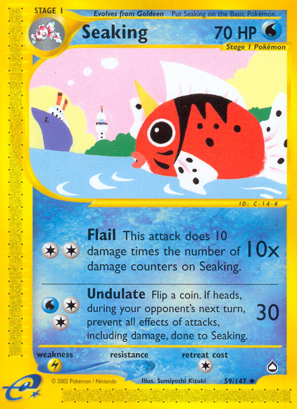 Seaking (59/147) [Aquapolis] | Card Merchant Takapuna