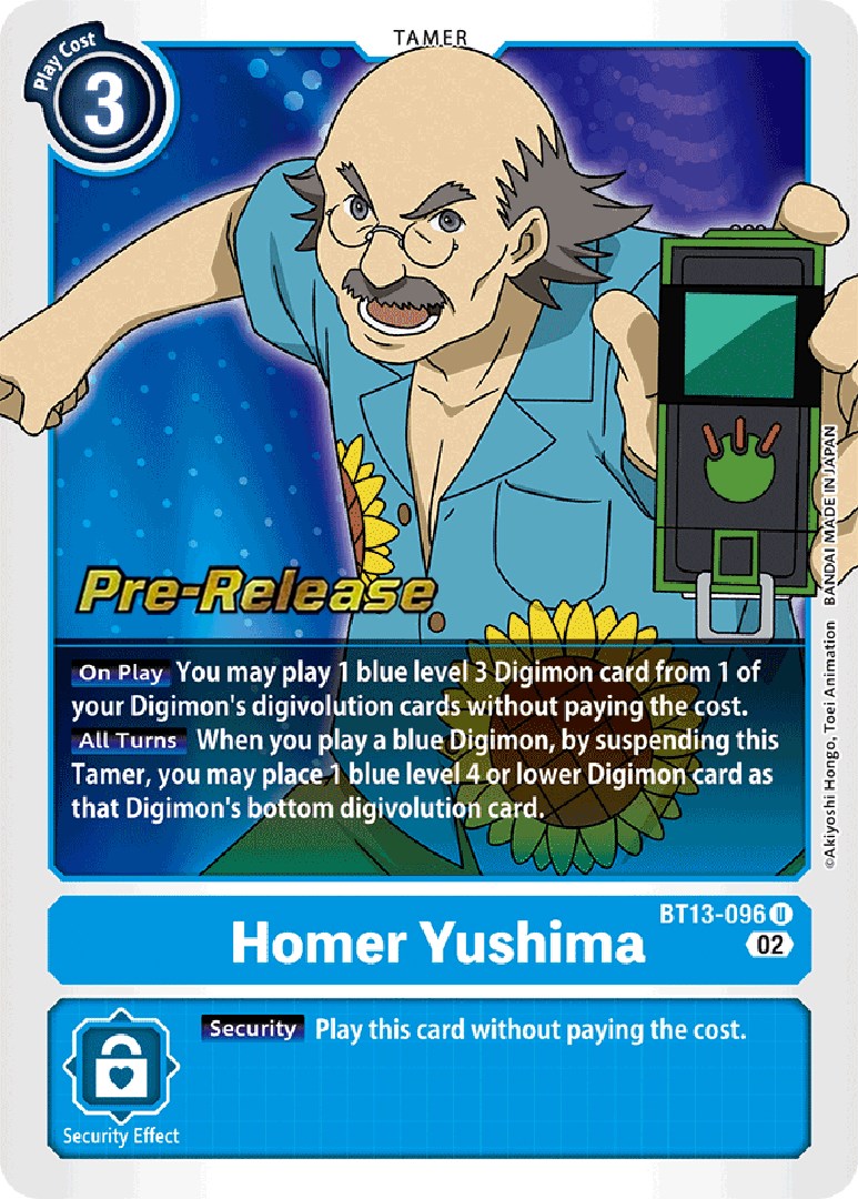 Homer Yushima [BT13-096] [Versus Royal Knight Booster Pre-Release Cards] | Card Merchant Takapuna