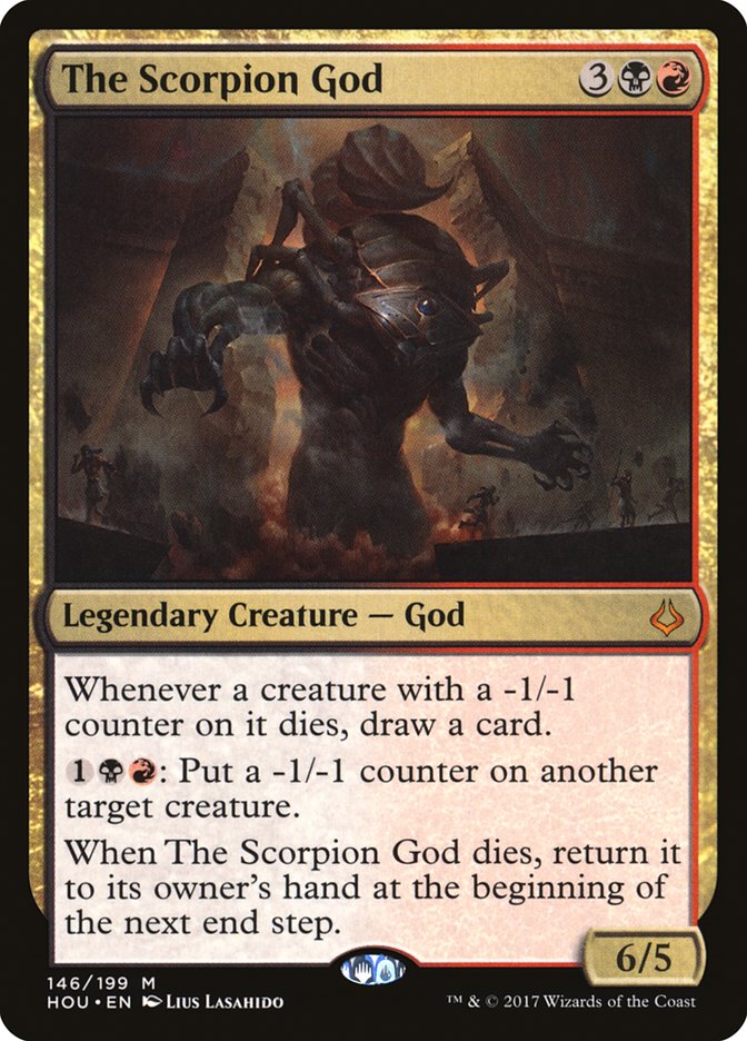 The Scorpion God [Hour of Devastation] | Card Merchant Takapuna