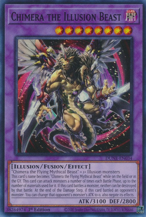 Chimera the Illusion Beast [DUNE-EN034] Super Rare | Card Merchant Takapuna