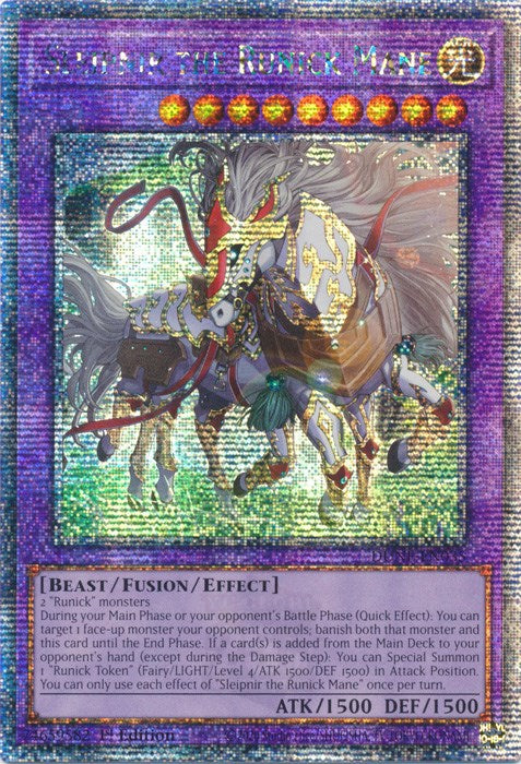 Sleipnir the Runick Mane [DUNE-EN035] Quarter Century Secret Rare | Card Merchant Takapuna