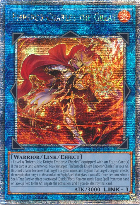 Emperor Charles the Great [DUNE-EN048] Quarter Century Secret Rare | Card Merchant Takapuna