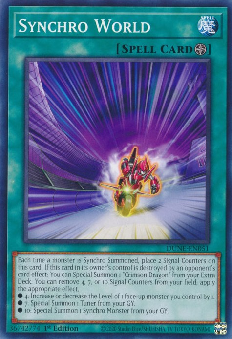 Synchro World [DUNE-EN051] Common | Card Merchant Takapuna