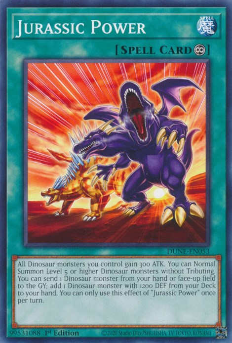 Jurassic Power [DUNE-EN053] Common | Card Merchant Takapuna