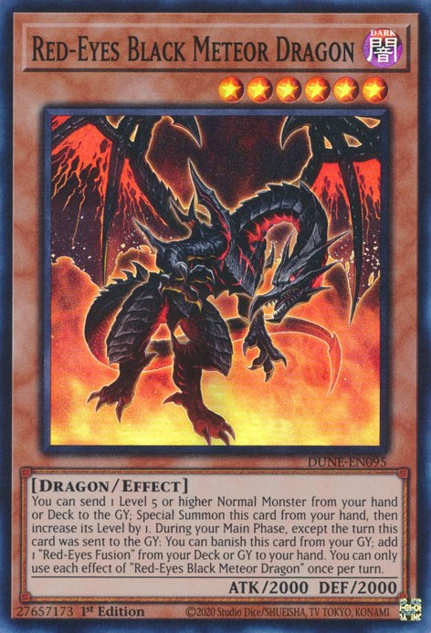 Red-Eyes Black Meteor Dragon [DUNE-EN095] Super Rare | Card Merchant Takapuna