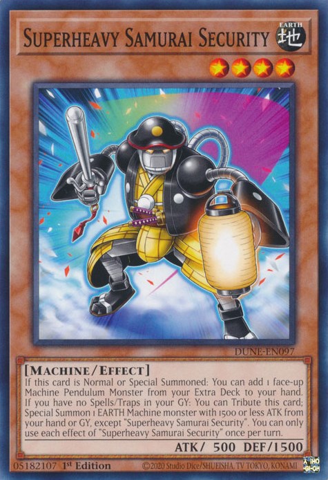 Superheavy Samurai Security [DUNE-EN097] Common | Card Merchant Takapuna