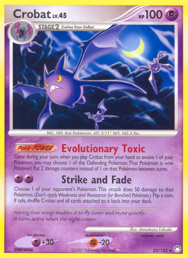 Crobat (23/123) [Diamond & Pearl: Mysterious Treasures] | Card Merchant Takapuna