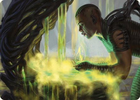 Necrogen Communion Art Card [Phyrexia: All Will Be One Art Series] | Card Merchant Takapuna