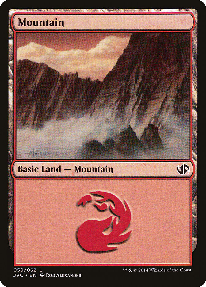 Mountain (59) [Duel Decks Anthology] | Card Merchant Takapuna