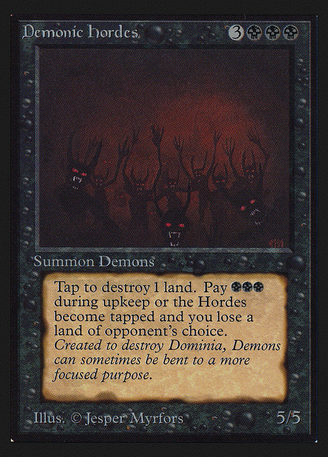Demonic Hordes [International Collectors' Edition] | Card Merchant Takapuna