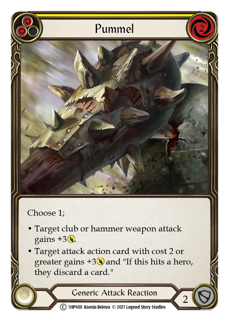 Pummel (Yellow) [1HP400] (History Pack 1) | Card Merchant Takapuna