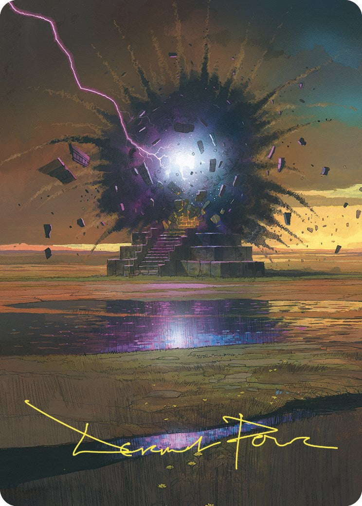 Return to Dust Art Card (Gold-Stamped Signature) [Commander Masters Art Series] | Card Merchant Takapuna