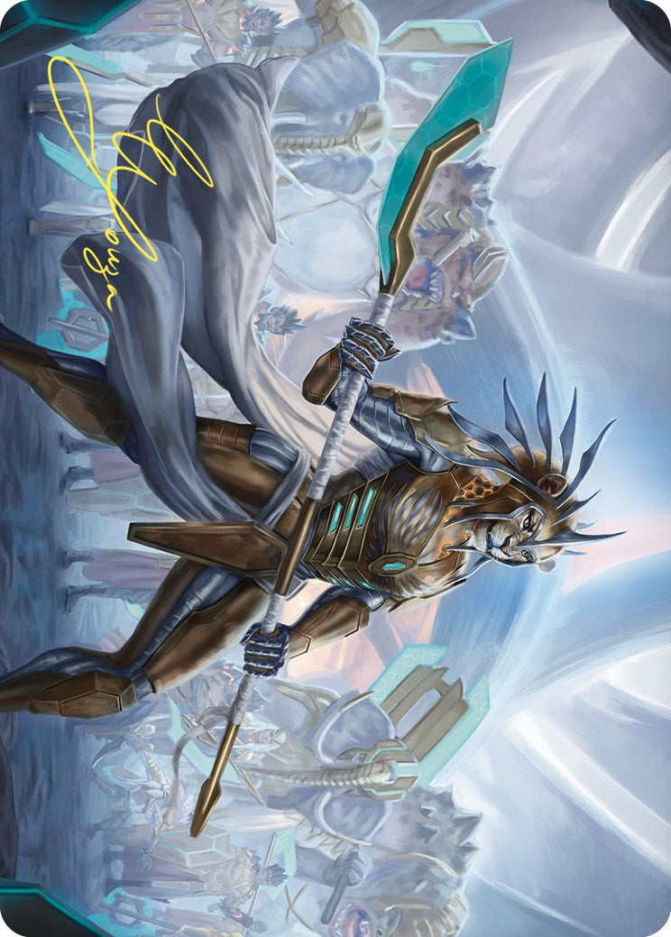 Kemba, Kha Regent Art Card (Gold-Stamped Signature) [Commander Masters Art Series] | Card Merchant Takapuna