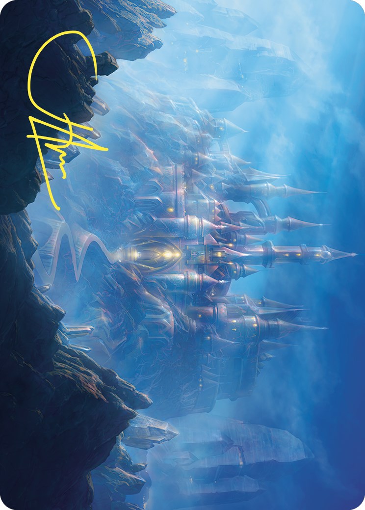 Opal Palace Art Card (Gold-Stamped Signature) [Commander Masters Art Series] | Card Merchant Takapuna