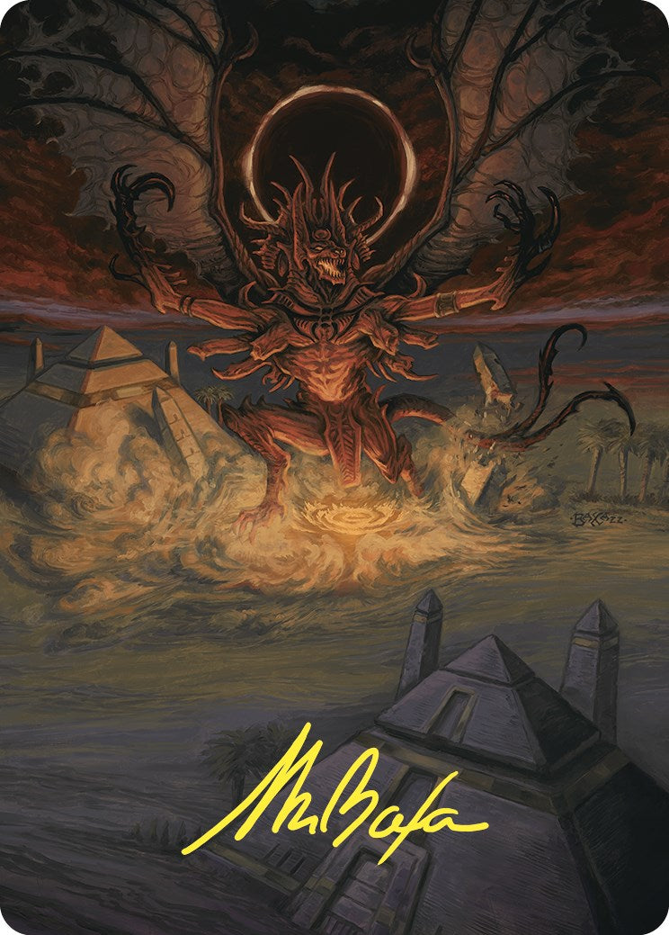 Dread Return Art Card (Gold-Stamped Signature) [Commander Masters Art Series] | Card Merchant Takapuna