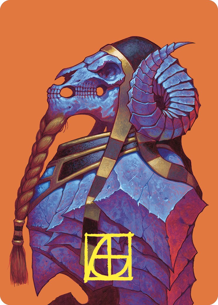 Neheb, the Eternal Art Card (Gold-Stamped Signature) [Commander Masters Art Series] | Card Merchant Takapuna