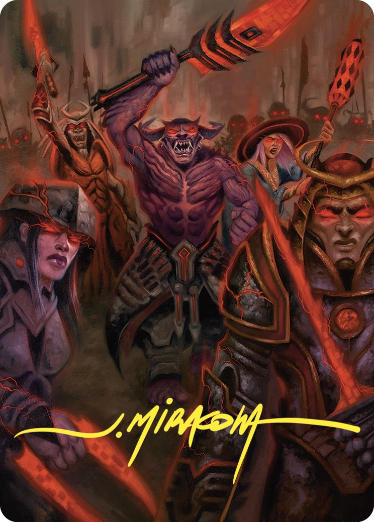 Insurrection Art Card (Gold-Stamped Signature) [Commander Masters Art Series] | Card Merchant Takapuna