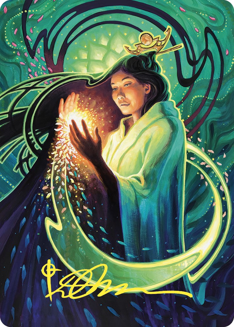Obscuring Haze Art Card (Gold-Stamped Signature) [Commander Masters Art Series] | Card Merchant Takapuna