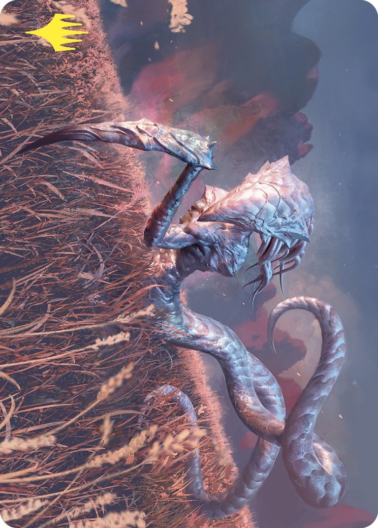 Bonescythe Sliver Art Card (Gold-Stamped) [Commander Masters Art Series] | Card Merchant Takapuna