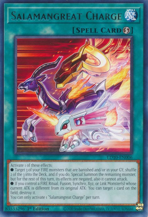 Salamangreat Charge [LD10-EN006] Rare | Card Merchant Takapuna