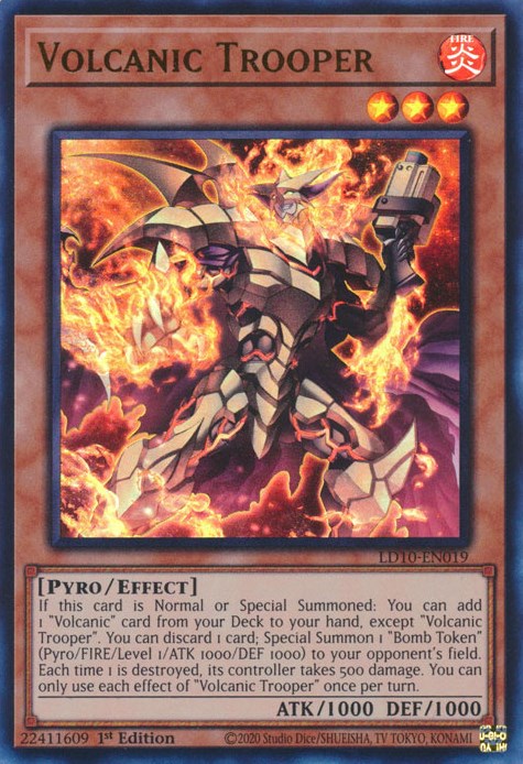 Volcanic Trooper [LD10-EN019] Ultra Rare | Card Merchant Takapuna