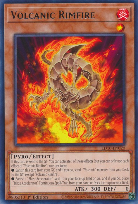 Volcanic Rimfire [LD10-EN020] Rare | Card Merchant Takapuna
