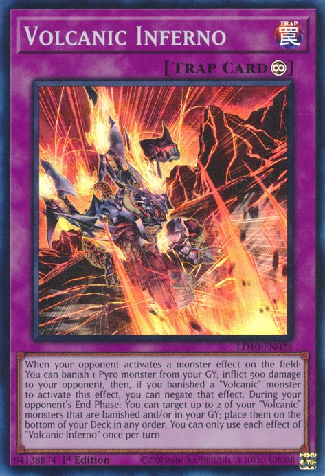 Volcanic Inferno [LD10-EN024] Super Rare | Card Merchant Takapuna
