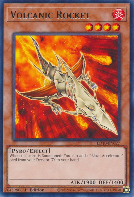 Volcanic Rocket [LD10-EN027] Rare | Card Merchant Takapuna