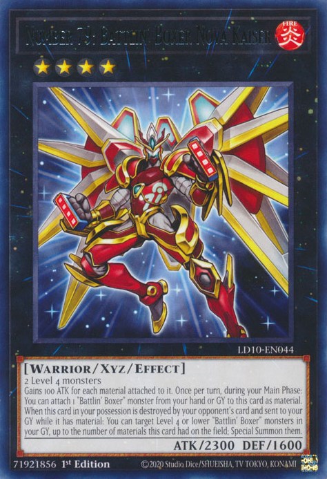 Number 79: Battlin' Boxer Nova Kaiser [LD10-EN044] Rare | Card Merchant Takapuna