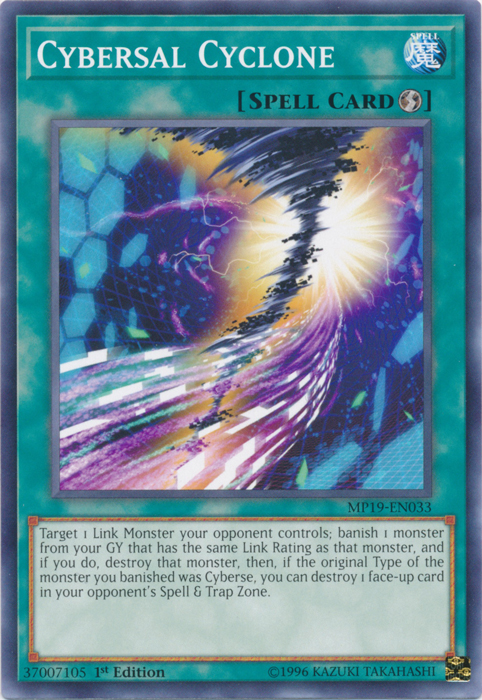 Cybersal Cyclone [MP19-EN033] Common | Card Merchant Takapuna