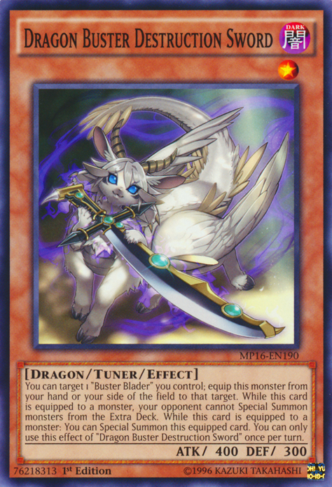 Dragon Buster Destruction Sword [MP16-EN190] Common | Card Merchant Takapuna