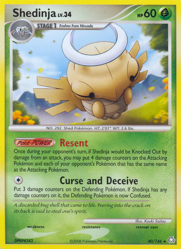 Shedinja (40/146) [Diamond & Pearl: Legends Awakened] | Card Merchant Takapuna