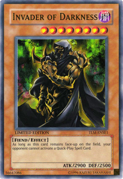 Invader of Darkness [TLM-ENSE1] Ultra Rare | Card Merchant Takapuna