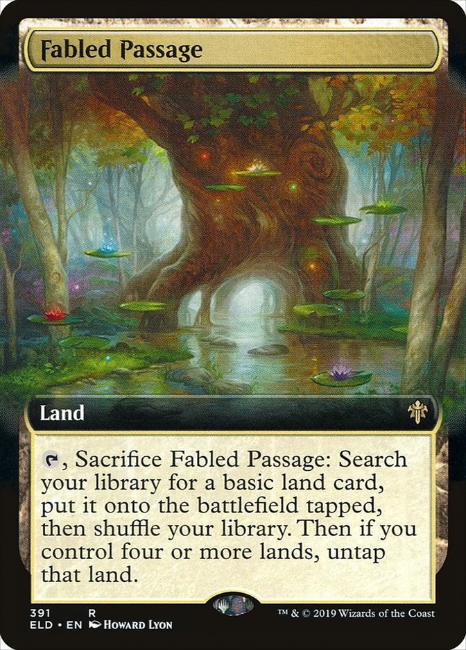 Fabled Passage (Extended Art) [Throne of Eldraine] | Card Merchant Takapuna