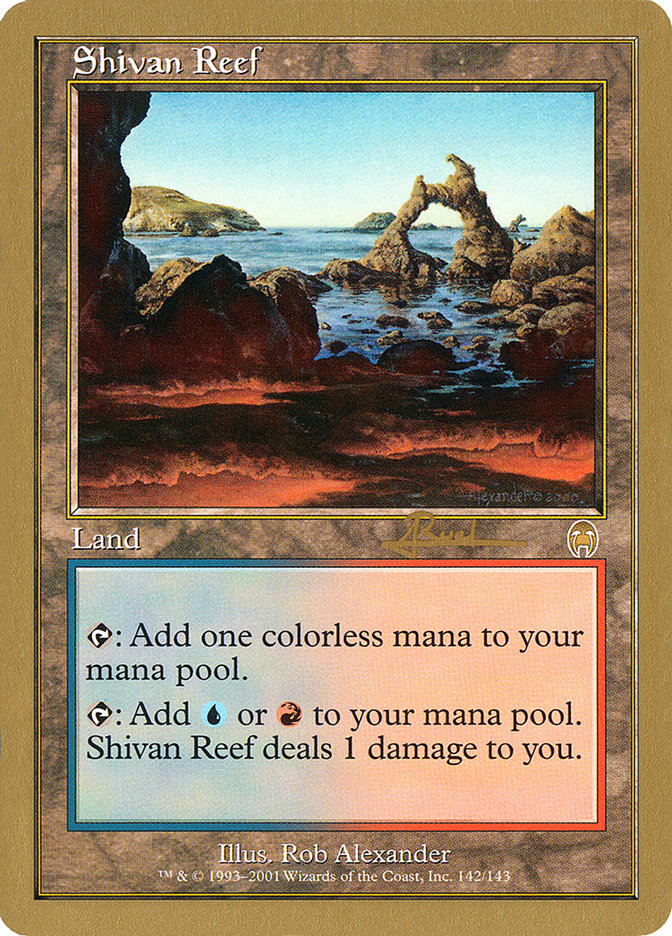 Shivan Reef (Antoine Ruel) [World Championship Decks 2001] | Card Merchant Takapuna
