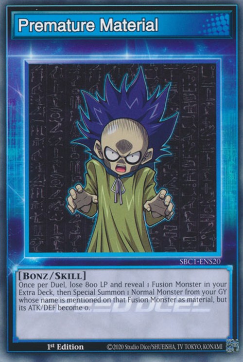 Premature Material [SBC1-ENS20] Common | Card Merchant Takapuna