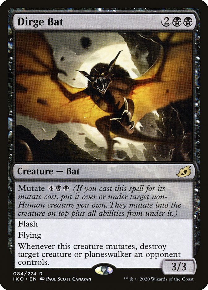 Dirge Bat [Ikoria: Lair of Behemoths] | Card Merchant Takapuna