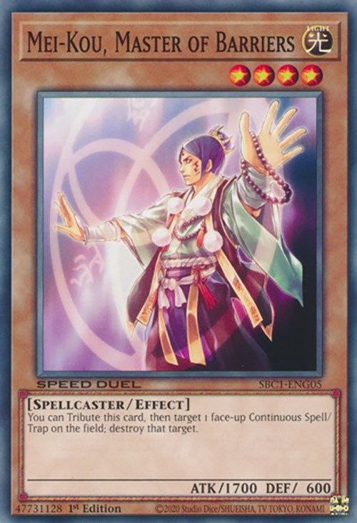 Mei-Kou, Master of Barriers [SBC1-ENG05] Common | Card Merchant Takapuna