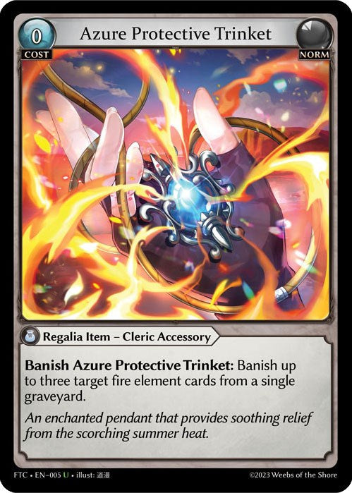 Azure Protective Trinket (005) [Fractured Crown] | Card Merchant Takapuna