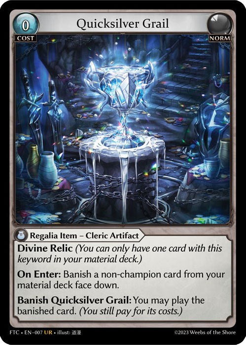 Quicksilver Grail (007) [Fractured Crown] | Card Merchant Takapuna