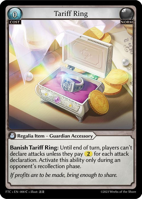 Tariff Ring (008) [Fractured Crown] | Card Merchant Takapuna