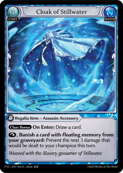 Cloak of Stillwater (016) [Fractured Crown] | Card Merchant Takapuna