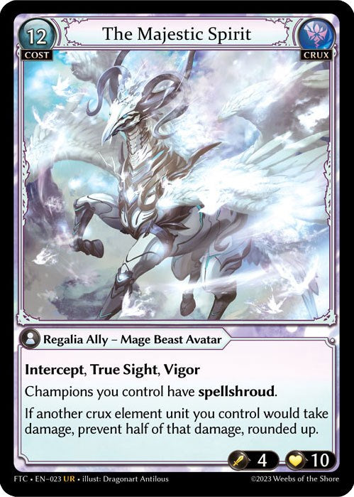 The Majestic Spirit (023) [Fractured Crown] | Card Merchant Takapuna