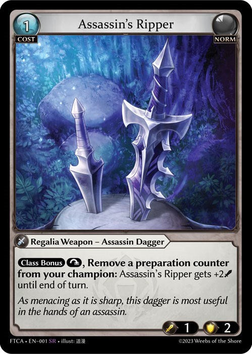 Assassin's Ripper (001) [Fractured Crown: Armaments] | Card Merchant Takapuna
