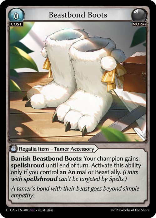 Beastbond Boots (003) [Fractured Crown: Armaments] | Card Merchant Takapuna