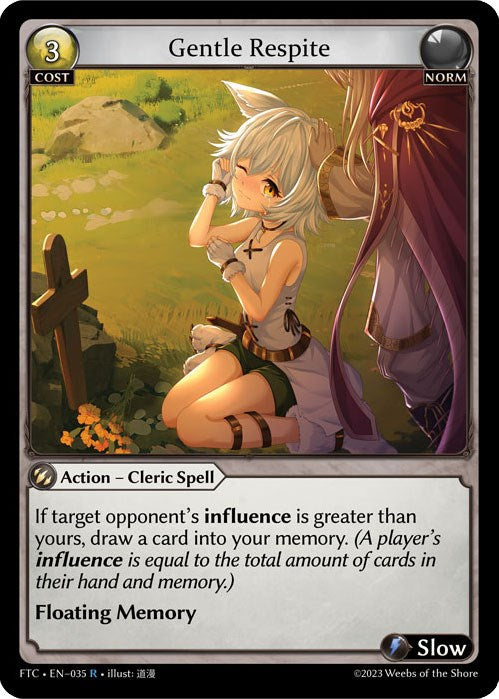 Gentle Respite (035) [Fractured Crown] | Card Merchant Takapuna